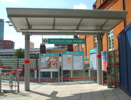Stratford High Street Tube Station, London